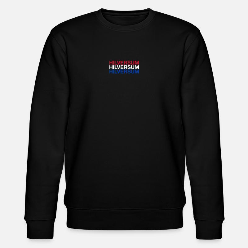 HILVERSUM Netherlands Netherlands flag - Stanley/Stella CHANGER Unisex Organic Sweatshirt - black
