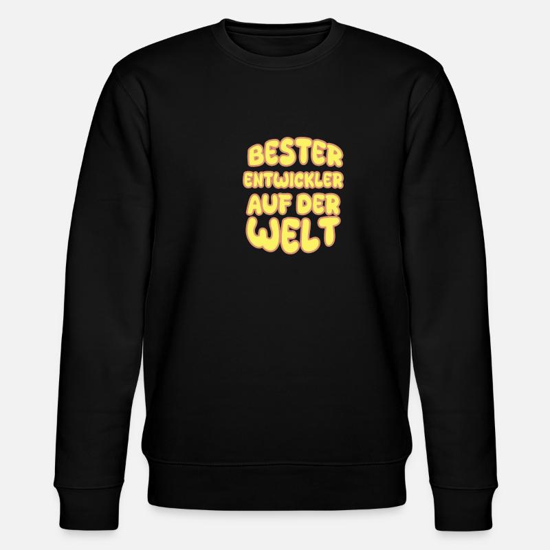 Developers as a vocation - Stanley/Stella CHANGER Unisex Organic Sweatshirt - black