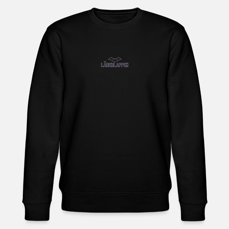 Lila Bat Neon Schriftdesign - Stanley/Stella Unisex Bio-Sweatshirt CHANGER  - Schwarz