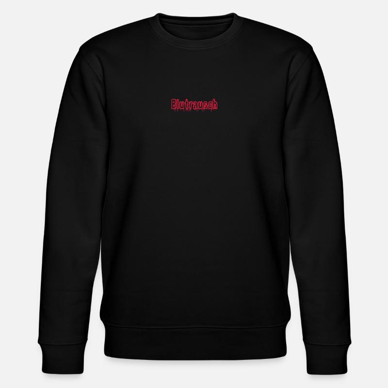 Dripping Gothic Glyphs - Stanley/Stella Unisex Bio-Sweatshirt CHANGER  - Schwarz