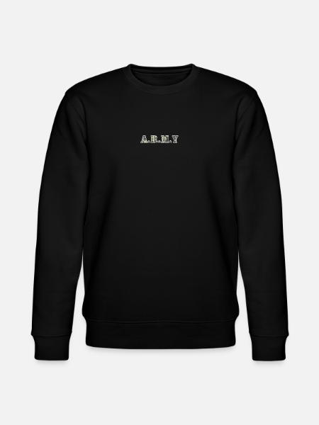 Army dot Design in Camouflage - Stanley/Stella Unisex Bio-Sweatshirt CHANGER - Schwarz