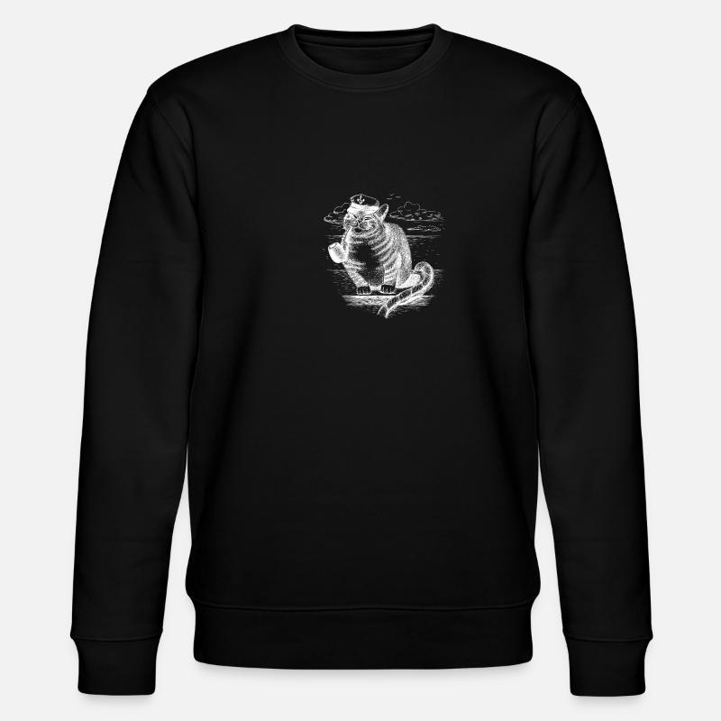 Capitaine de chat - Sweat bio CHANGER Stanley/Stella Unisexe - noir