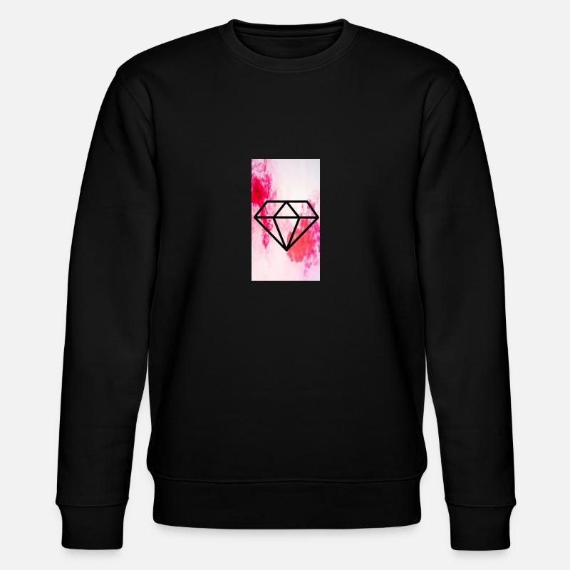 Diamant rose - Sweat bio CHANGER Stanley/Stella Unisexe - noir