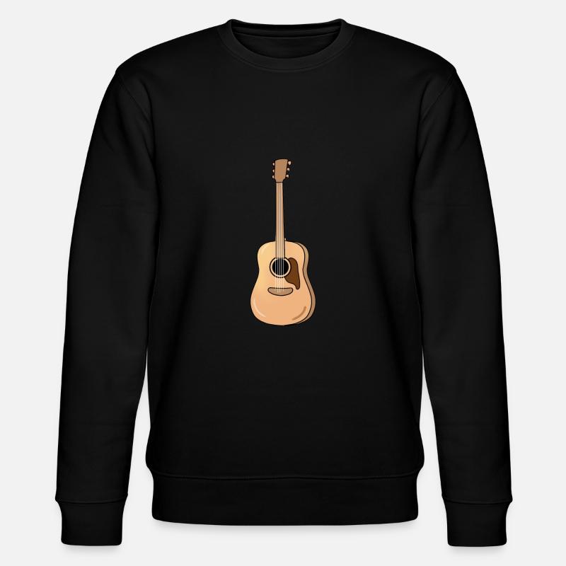 Gitarre - Stanley/Stella Unisex Bio-Sweatshirt CHANGER  - Schwarz