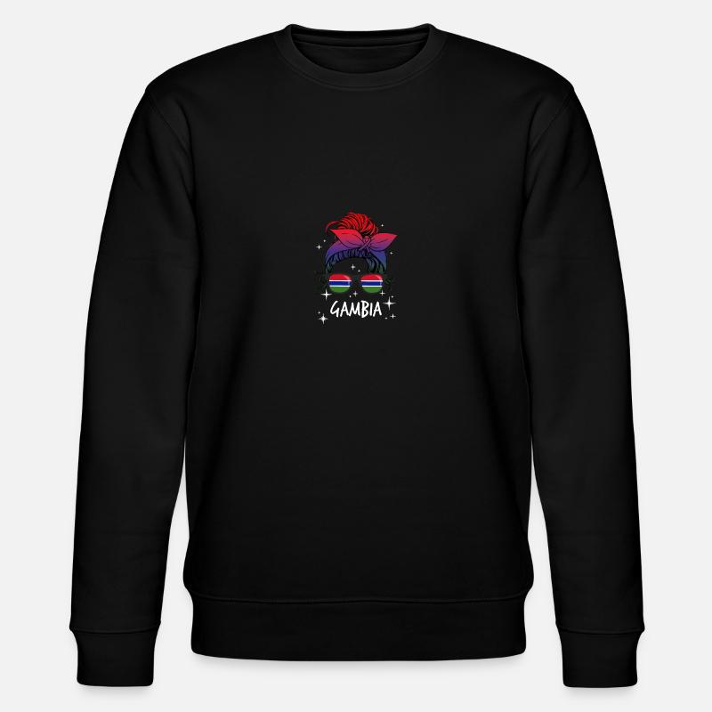 Gambia - Stanley/Stella Unisex Bio-Sweatshirt CHANGER  - Schwarz