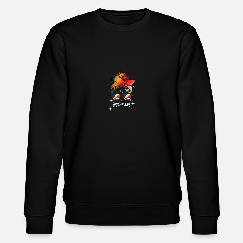 Seychellen - Stanley/Stella Unisex Bio-Sweatshirt CHANGER  - Schwarz