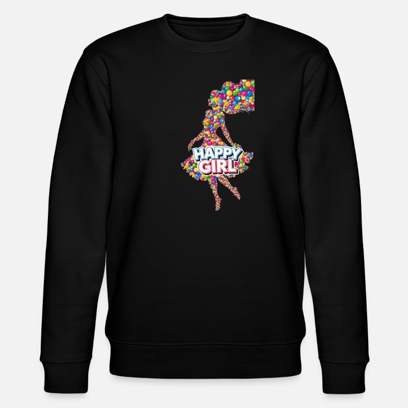 Fille heureuse - Sweat bio CHANGER Stanley/Stella Unisexe - noir