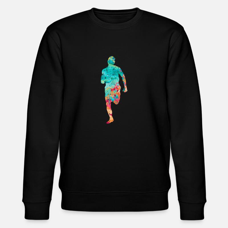 Jogging and running - Stanley/Stella CHANGER Unisex Organic Sweatshirt - black
