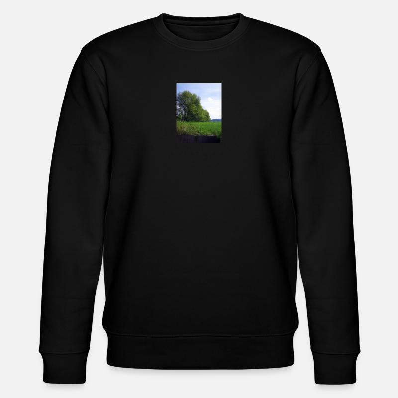 Trees - Stanley/Stella Unisex Bio-Sweatshirt CHANGER  - Schwarz