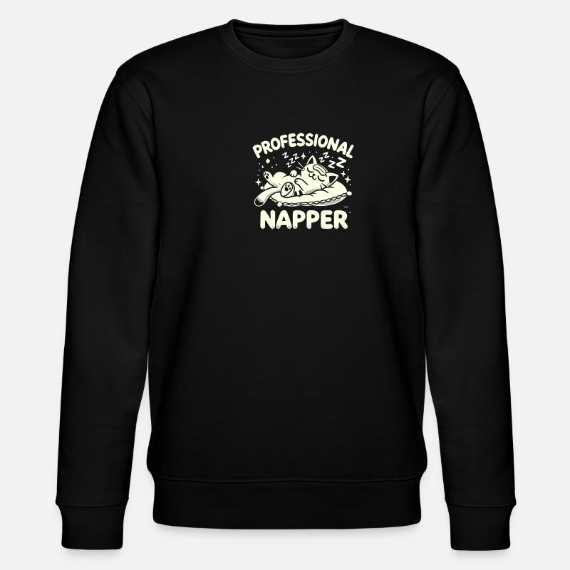 Professioneller Napper - Stanley/Stella Unisex Bio-Sweatshirt CHANGER  - Schwarz
