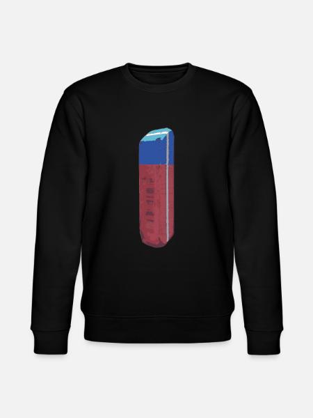 eraser - Stanley/Stella CHANGER Unisex Organic Sweatshirt - black