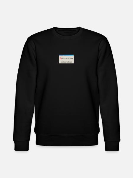 Brain.exe has stopped working - Stanley/Stella Unisex Bio-Sweatshirt CHANGER - Schwarz