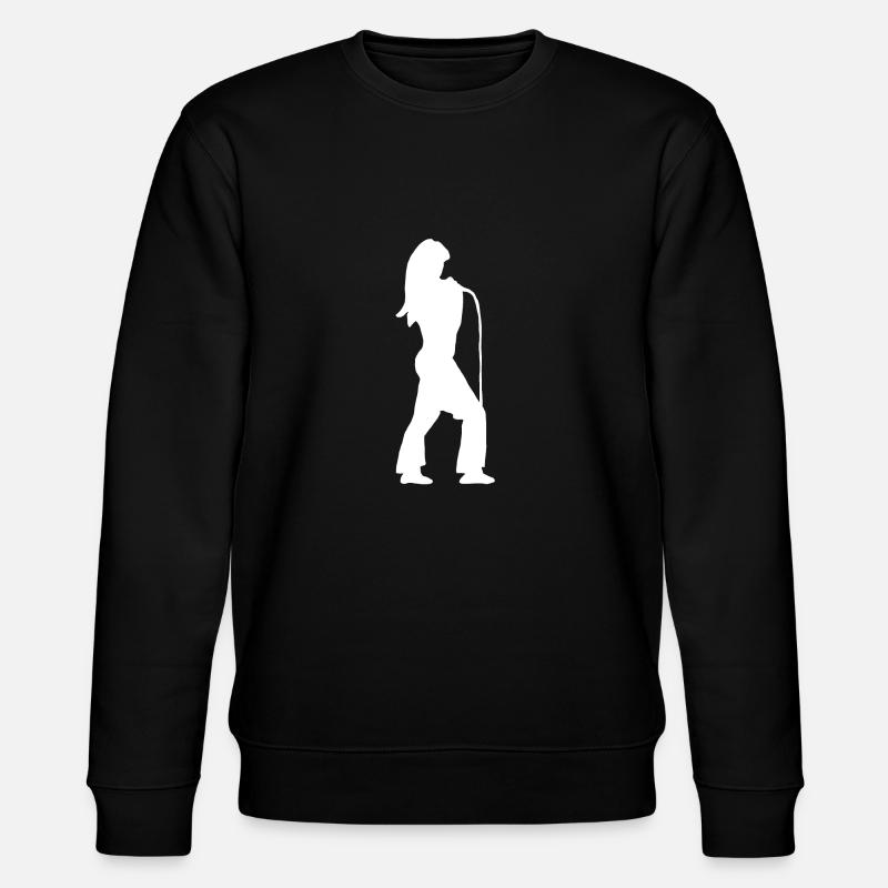 Sängerin - Stanley/Stella Unisex Bio-Sweatshirt CHANGER  - Schwarz