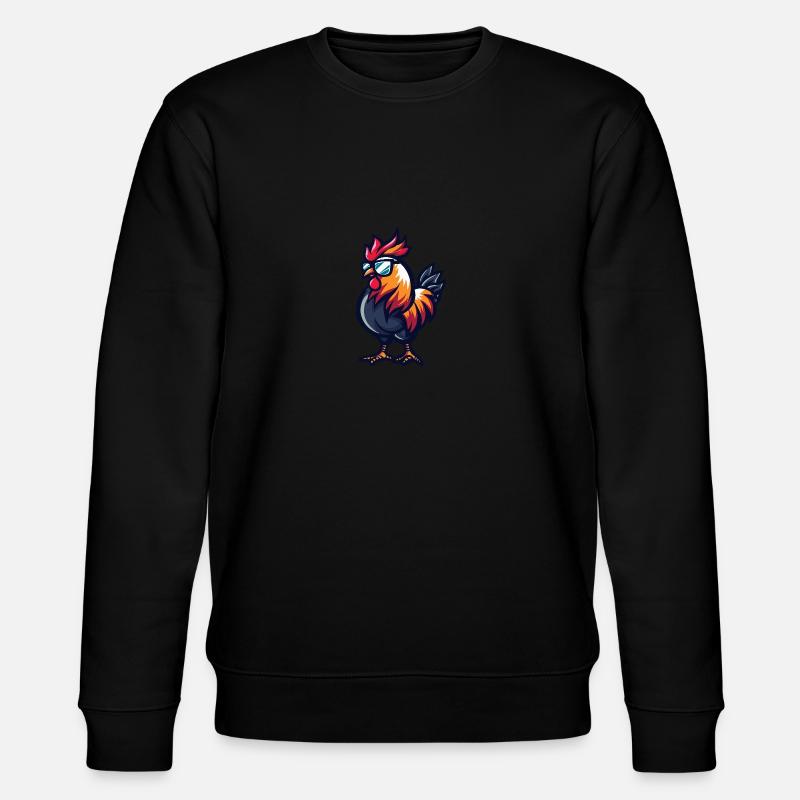 Hahn Cool Tier - Stanley/Stella Unisex Bio-Sweatshirt CHANGER  - Schwarz