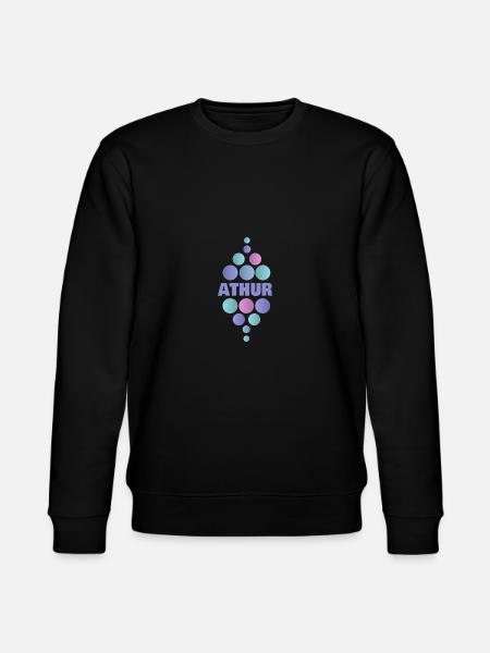 Athur as a first name - Stanley/Stella CHANGER Unisex Organic Sweatshirt - black