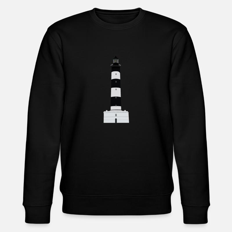 Phare de Chassiron - île d'Oléron - Sweat bio CHANGER Stanley/Stella Unisexe - noir