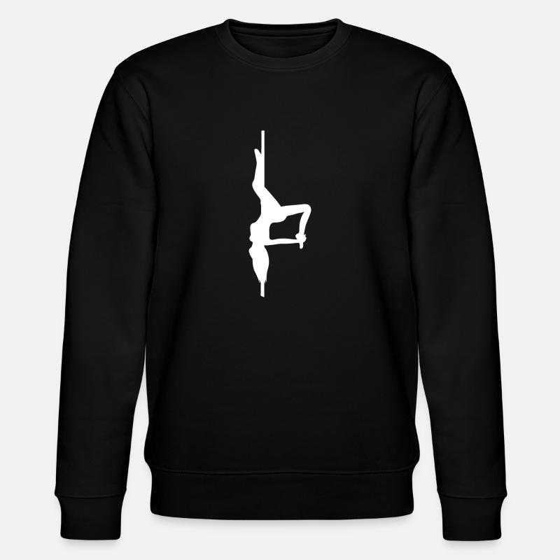 Pole Dance Silhouette - Stanley/Stella CHANGER Unisex Organic Sweatshirt - black