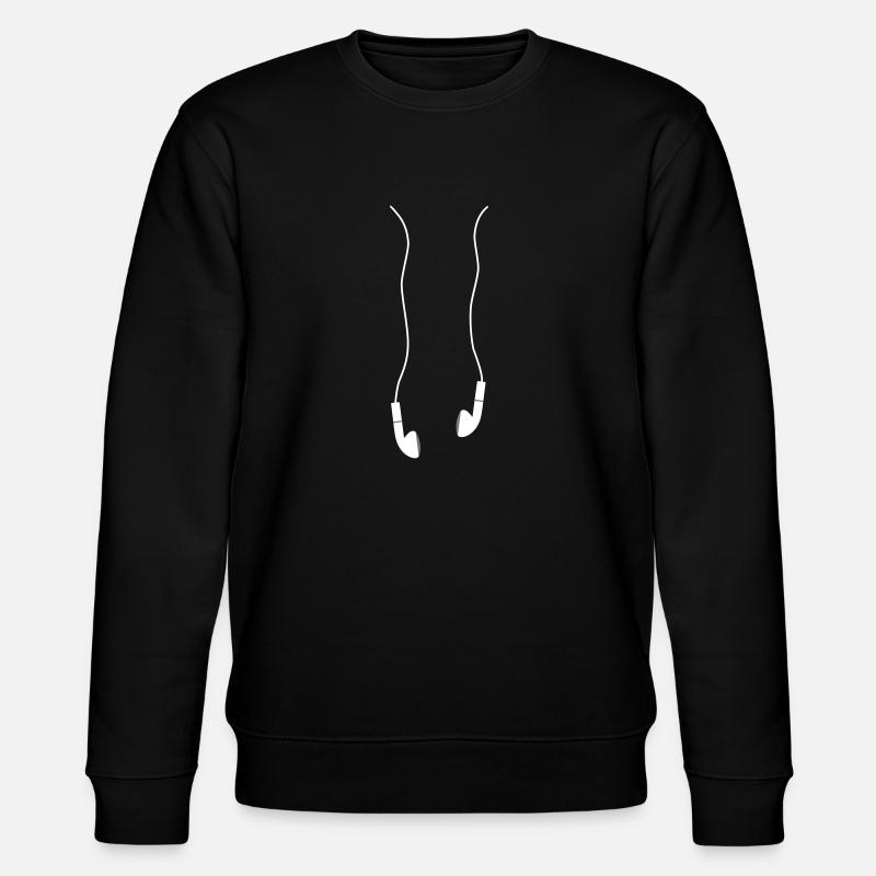 Ohrhörer - Stanley/Stella Unisex Bio-Sweatshirt CHANGER  - Schwarz