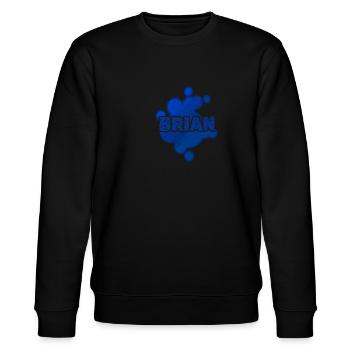 Geschenk für Brian - Stanley/Stella Unisex Bio-Sweatshirt CHANGER  - Schwarz - Vorne - Nik (191cm) & Marisol (170cm)