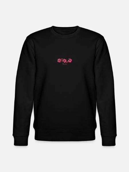 Florida Hibiscus Flower - Stanley/Stella CHANGER Unisex Organic Sweatshirt - black