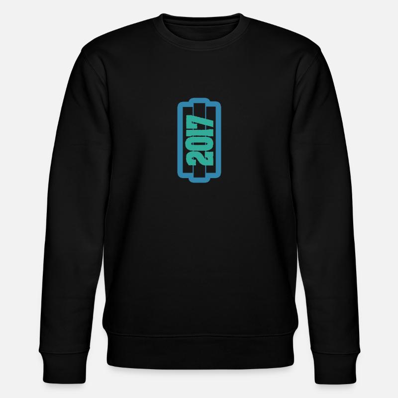 Year 2017 - Stanley/Stella CHANGER Unisex Organic Sweatshirt - black
