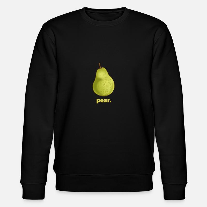 Poire | Fruit - Sweat bio CHANGER Stanley/Stella Unisexe - noir
