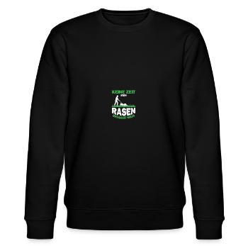 Garden Friends Lawn Whisperer Groundskeeper Gift - Stanley/Stella CHANGER Unisex Organic Sweatshirt - black - Front - Nik (191cm) & Marisol (170cm)