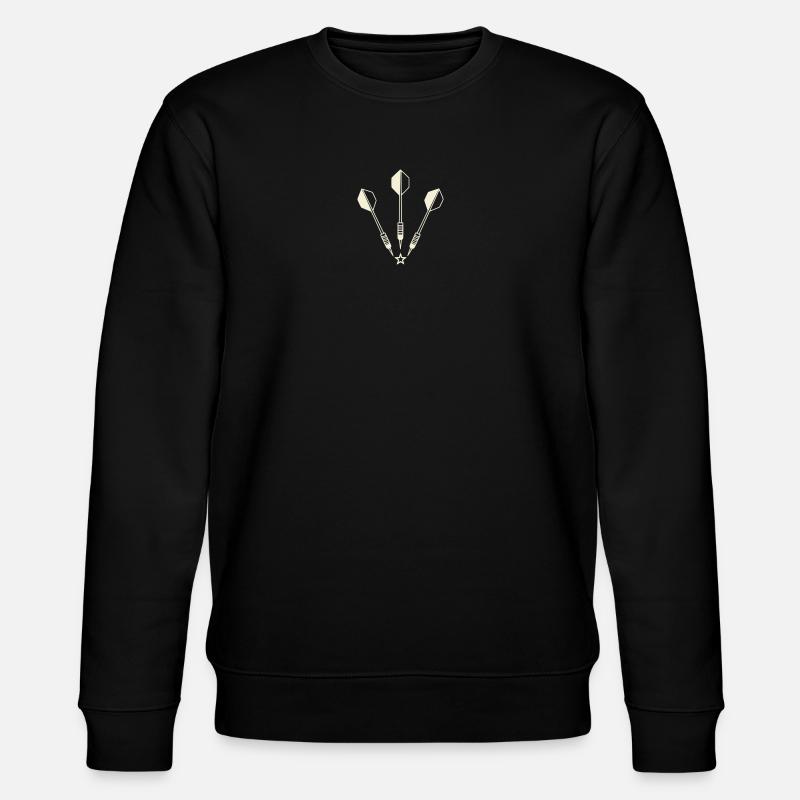Fléchettes et étoile - Sweat bio CHANGER Stanley/Stella Unisexe - noir