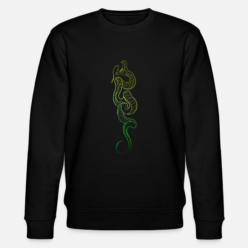 Original snake - Stanley/Stella CHANGER Unisex Organic Sweatshirt - black