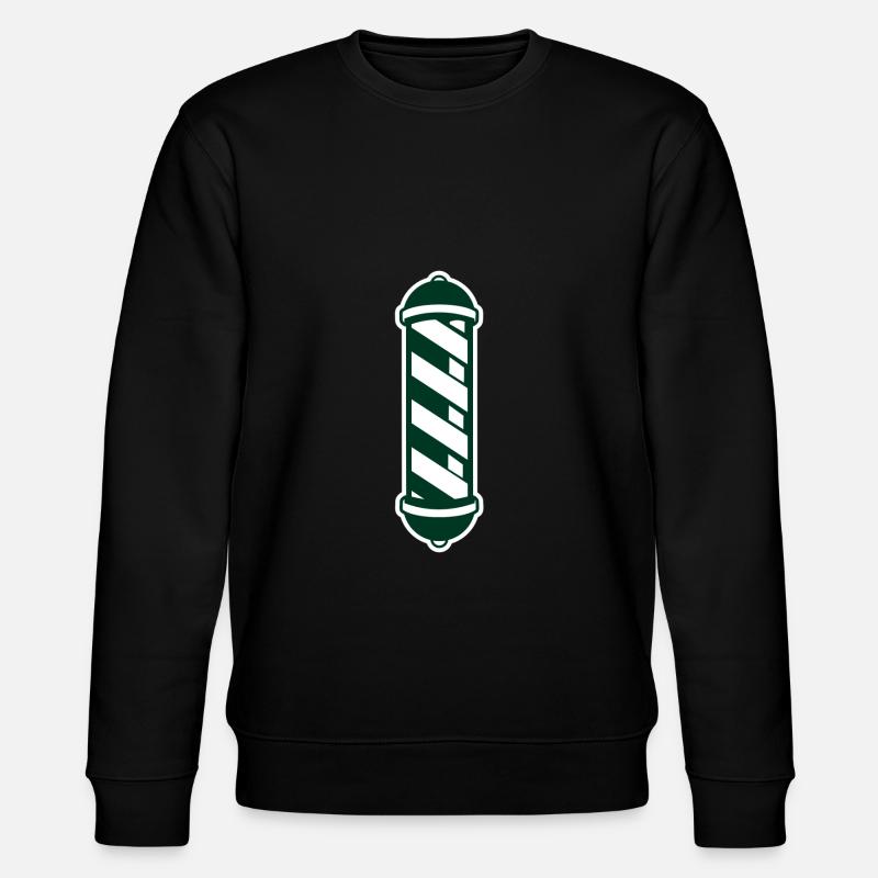 Barberpole Stange Barber - Stanley/Stella Unisex Bio-Sweatshirt CHANGER  - Schwarz