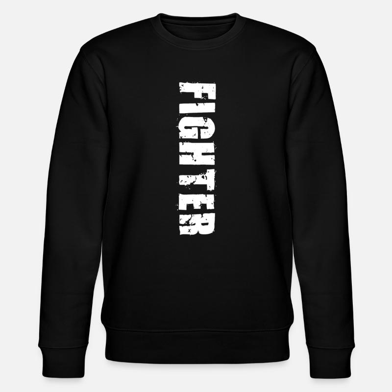Kämpfer - Stanley/Stella Unisex Bio-Sweatshirt CHANGER  - Schwarz