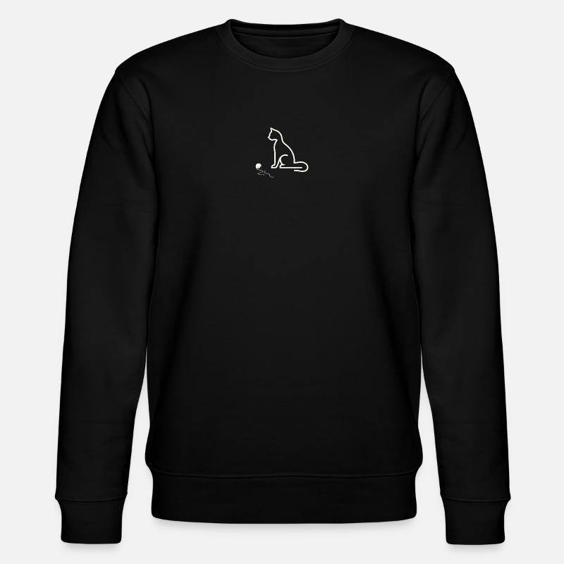 Katze Haustier Haustiere - Stanley/Stella Unisex Bio-Sweatshirt CHANGER  - Schwarz