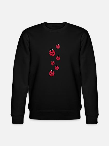 Marienkäfer - Stanley/Stella Unisex Bio-Sweatshirt CHANGER - Schwarz