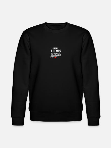 I silly with godmother - Stanley/Stella CHANGER Unisex Organic Sweatshirt - black