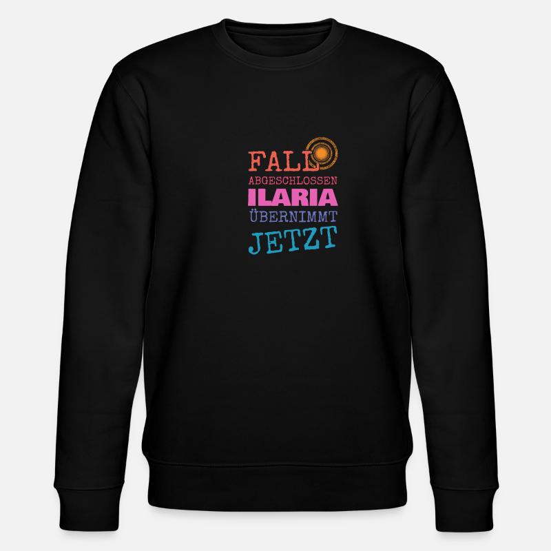 Ilaria as a given name - Stanley/Stella CHANGER Unisex Organic Sweatshirt - black