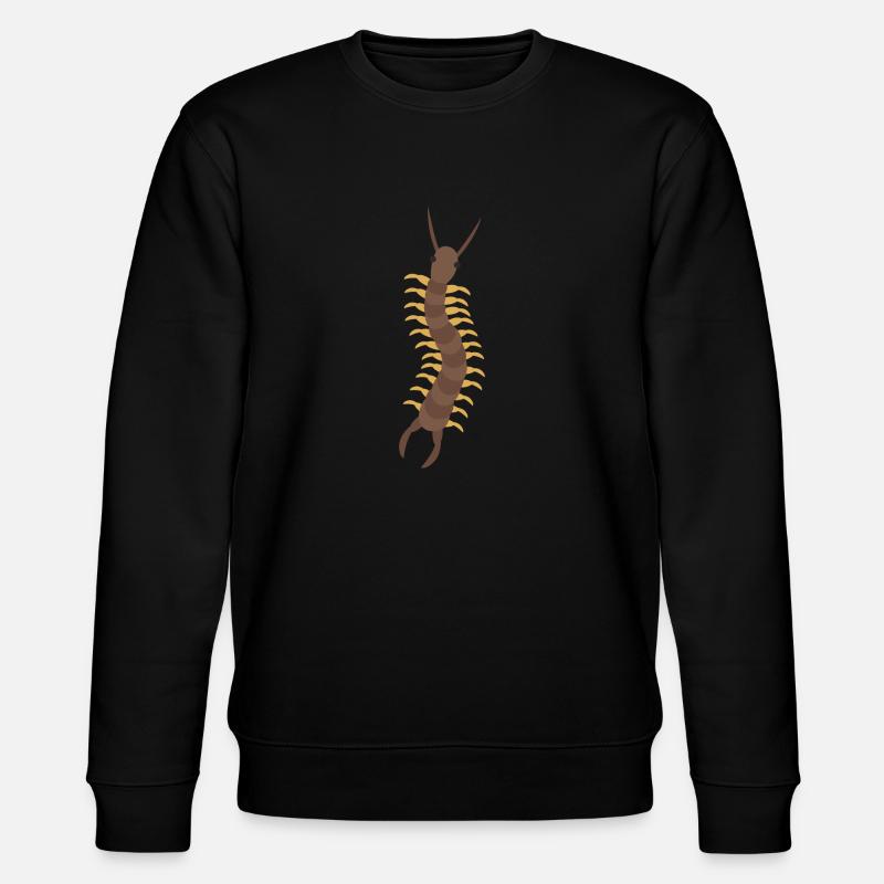 Tausendfüßler - Stanley/Stella Unisex Bio-Sweatshirt CHANGER  - Schwarz