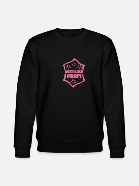 Gift for Instructor - Stanley/Stella CHANGER Unisex Organic Sweatshirt - black