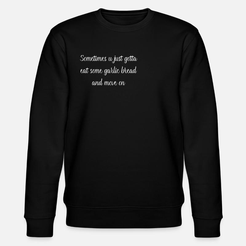 Knoblauch Brot - Stanley/Stella Unisex Bio-Sweatshirt CHANGER - Schwarz
