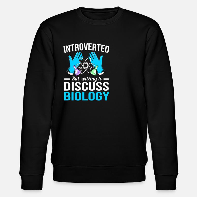 Molekül Strukturformel - Stanley/Stella Unisex Bio-Sweatshirt CHANGER  - Schwarz