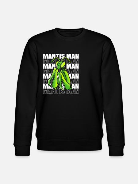 Gottesanbeter Gottesanbeterin Mantis - Stanley/Stella Unisex Bio-Sweatshirt CHANGER  - Schwarz