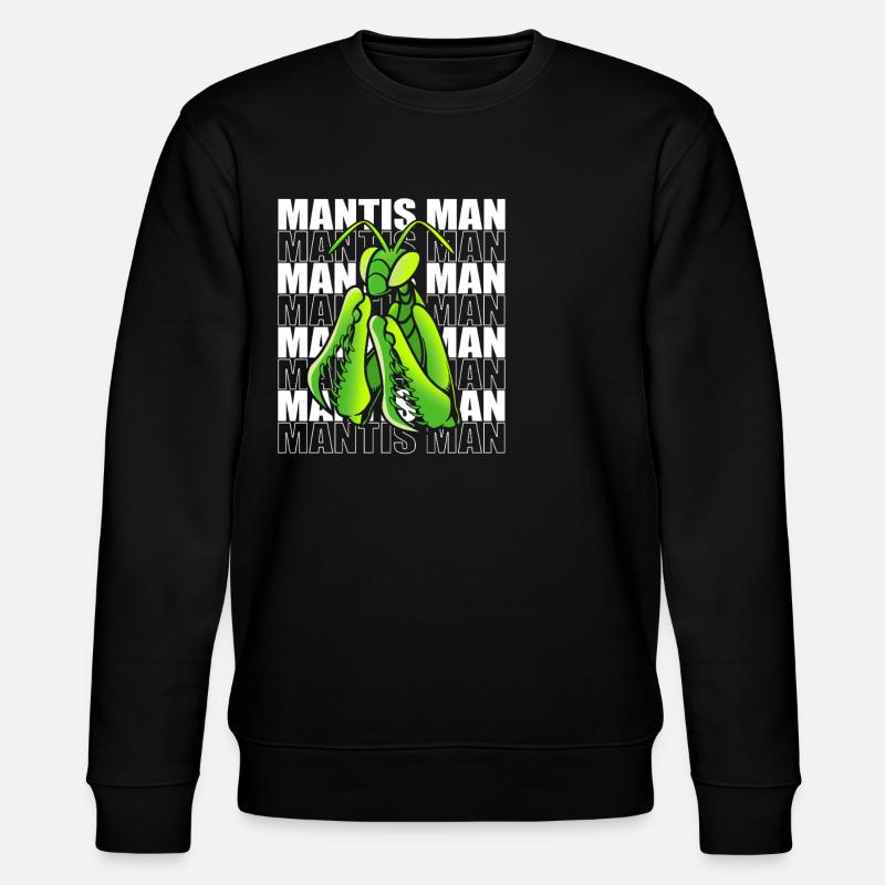 Worshipper Mantis Mantis - Stanley/Stella CHANGER Unisex Organic Sweatshirt - black