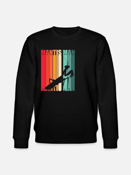 Mantis Gottesanbeter Gottesanbeterin - Stanley/Stella Unisex Bio-Sweatshirt CHANGER  - Schwarz
