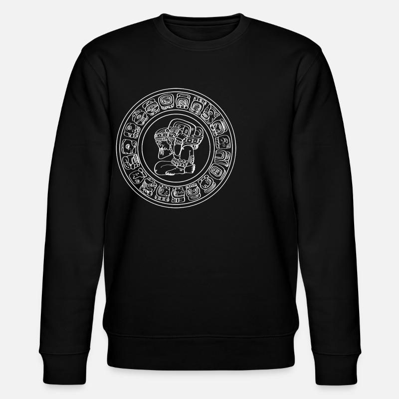 Maya kalender aztec Inka - Stanley/Stella Unisex Bio-Sweatshirt CHANGER  - Schwarz