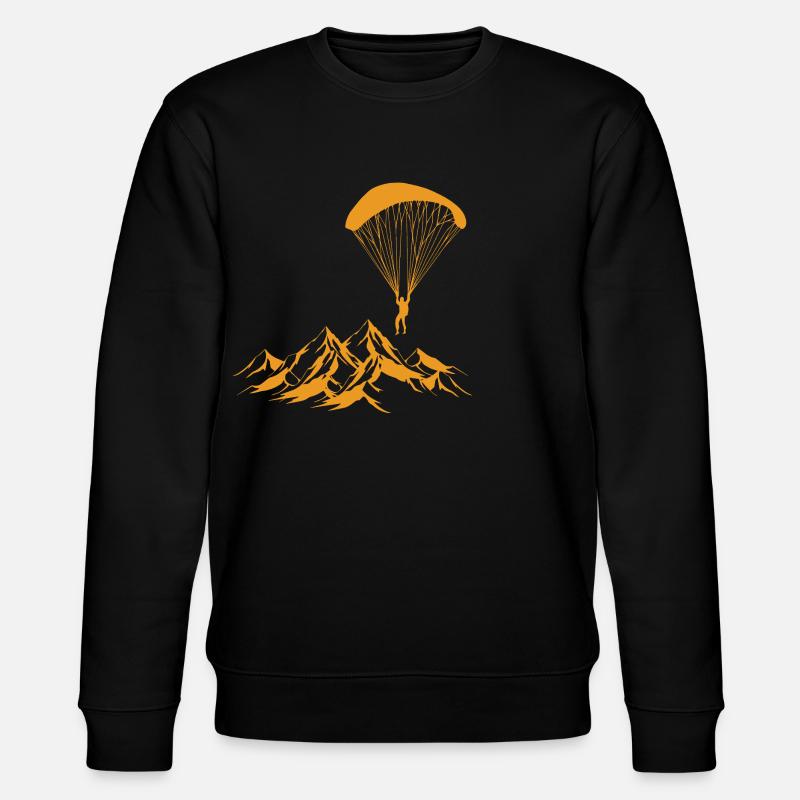 Skydive Paragliding - Stanley/Stella Unisex Bio-Sweatshirt CHANGER  - Schwarz