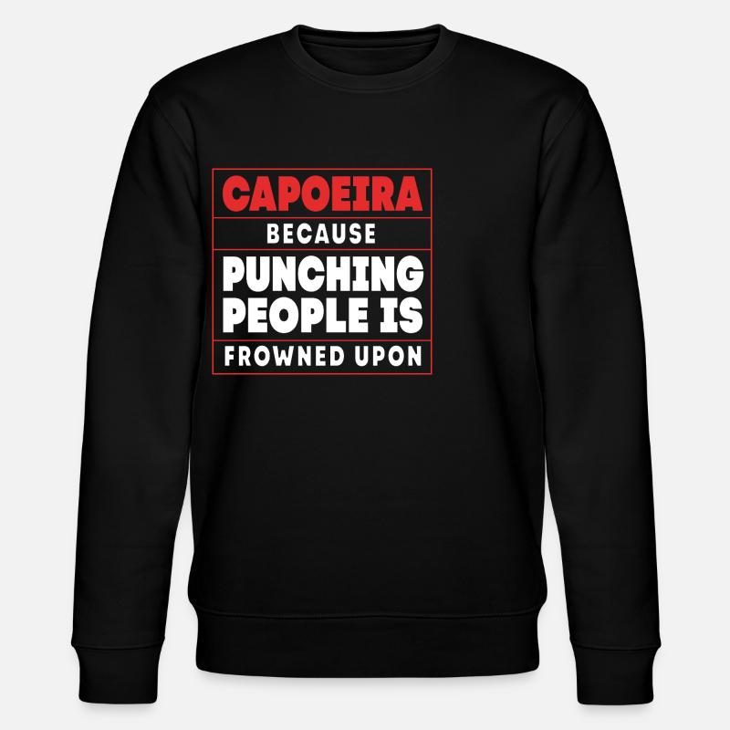 Capoeira - Stanley/Stella Unisex Bio-Sweatshirt CHANGER  - Schwarz