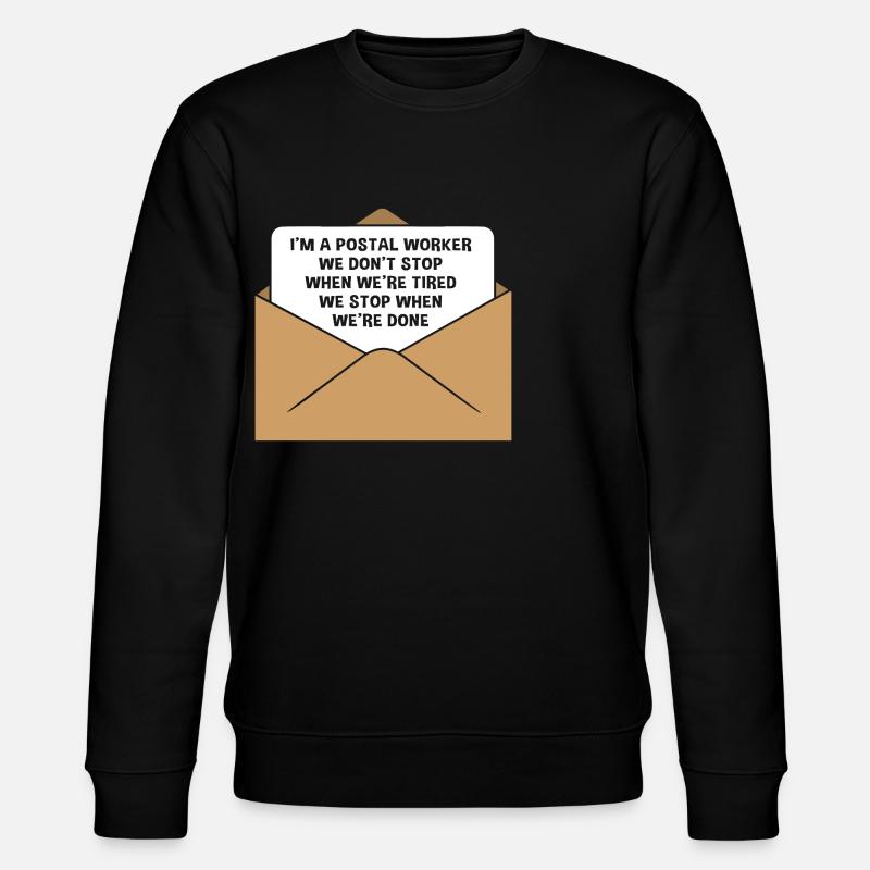 Poststempel Post - Stanley/Stella Unisex Bio-Sweatshirt CHANGER  - Schwarz
