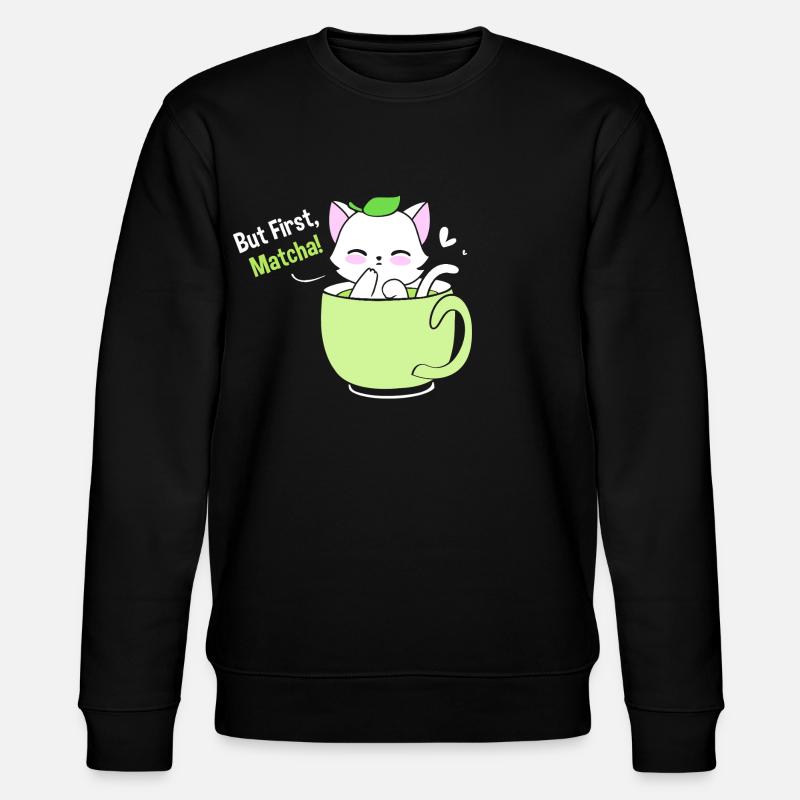 Thé Matcha - Sweat bio CHANGER Stanley/Stella Unisexe - noir