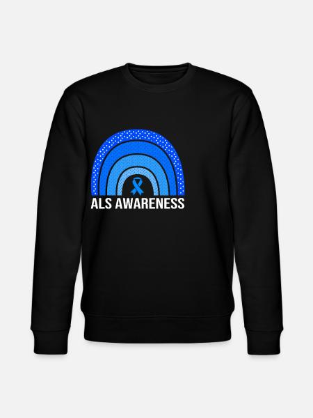 ALS nerve disease - Stanley/Stella CHANGER Unisex Organic Sweatshirt - black