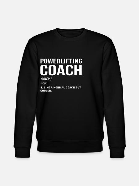 Deadlift Gym Fitness Workout Dumbbell Bodybuilder - Stanley/Stella CHANGER Unisex Organic Sweatshirt - black