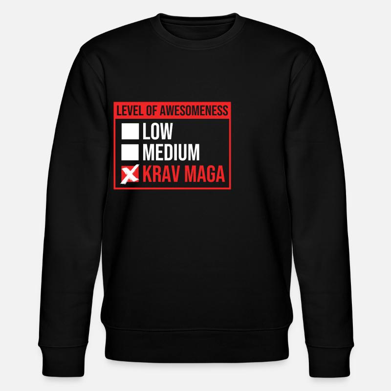 Krav Maga - Stanley/Stella Unisex Bio-Sweatshirt CHANGER  - Schwarz